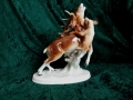 Порцеланова фигура елен фигурка порцелан , снимка 9