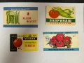 Стари етикети от български консерви, снимка 1