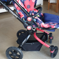 Детска количка COSAТTO OOBA-пълен комплект +столче за кола, снимка 1 - Детски колички - 36326208