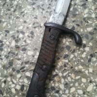 Немски щик нож байонет тесак Маузер S98/05 ПСВ WWI, снимка 4 - Антикварни и старинни предмети - 39673670