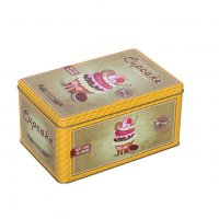 Кутия за бисквити Mercado Trade, За съхранение, Метал, Цветна, снимка 1 - Кутии за съхранение - 40155775