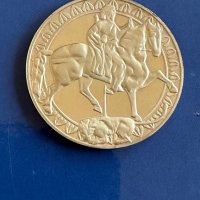 Сребърна монета 50 лева 1981 "Мадарският конник", снимка 3 - Колекции - 42104333