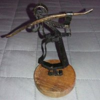 Стар български сувенир от ковано желязо, снимка 2 - Други ценни предмети - 39254590