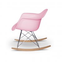  Люлеещ се стол Mecedora Aryana Rocker розов кресло градински стол, снимка 5 - Столове - 39531499