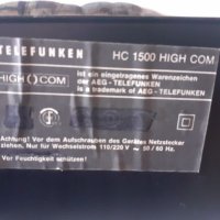 TELEFUNKEN HC 1500 HIFI VINTAGE STEREO CASSETTE DECK MADE IN GERMANY , снимка 5 - Декове - 40676734