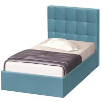Тапицирано легло Ария с табла Катлея 82/190 В четири цветови варианта, снимка 3 - Спални и легла - 41668071