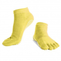 Чорапи за йога с пръсти, едноцветни, снимка 3 - Други - 36275431