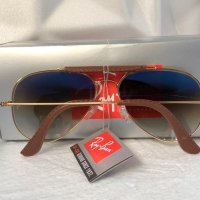 Ray-Ban RB3422 RB3025 limited edition слънчеви очила Рей-Бан авиатор с кожа, снимка 7 - Слънчеви и диоптрични очила - 41669335