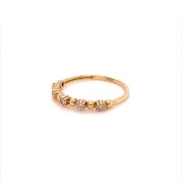 Златен дамски пръстен 1,17гр. размер:55 14кр. проба:585 модел:20034-2, снимка 2 - Пръстени - 42528439