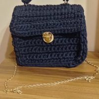 Дамска плетена чанта, снимка 11 - Чанти - 40683914