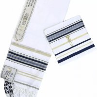 Талит ✡︎ - еврейски молитвен шал, снимка 4 - Шалове - 28933328
