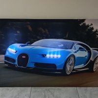 Светеща картина с Led осветление - Bugatti Chiron, снимка 2 - Картини - 35768657