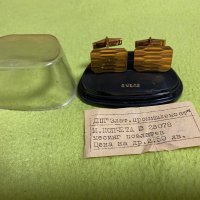 Позлатени копчета за ръкавели, снимка 2 - Антикварни и старинни предмети - 41650560