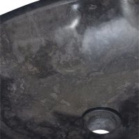 Черна мивка, 53x40x15 см, мрамор, снимка 2 - Мивки - 41004553