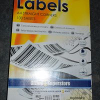 Самозалепващи етикети A4 100 листа , снимка 2 - Друго - 38888615