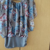 Дамска блуза с прилеп ръкав и флорален мотив , снимка 4 - Други - 42007603
