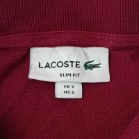 Lacoste Polo Shirt оригинална тениска S памучна поло фланелка, снимка 3 - Тениски - 41669087