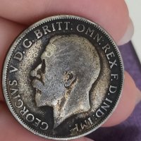 1 Флорин 1920 Великобритания сребро

, снимка 3 - Нумизматика и бонистика - 41617570