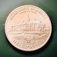 Half Dollar USA-1982-D.Сребро!, снимка 3 - Нумизматика и бонистика - 40548176