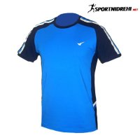 Мъжка спортна тениска REDICS 230037, синя с тъмносиньо, памук и ликра, снимка 1 - Тениски - 41402678