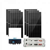 Автономна соларна система 8000W + 5.12 kwh литиева батерия - BMS, снимка 1 - Друга електроника - 36449694