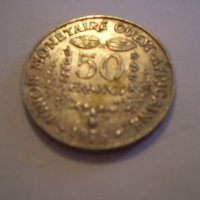  монета 50 франка 1975г, снимка 1 - Нумизматика и бонистика - 34827163