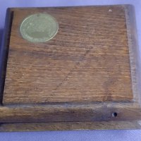 дървена кутийка за съхранение- БНБ, снимка 5 - Антикварни и старинни предмети - 42267924