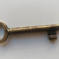 Ключ 7,6 см, бронз, снимка 1 - Антикварни и старинни предмети - 33984248