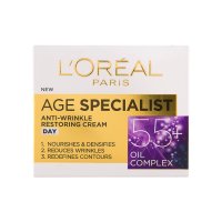 Крем за лице L'Oréal 55+, Day Rich Texture, 50 ml+ Маска за лице  L'Oréal 55+, Day Rich Texture, снимка 5 - Козметика за лице - 41401979