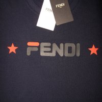  FENDI мъжка тениска нова с етикет - размер M,L,XL,XXL, снимка 5 - Тениски - 35024634