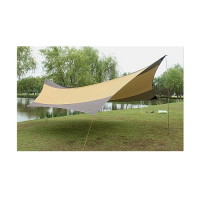 Универсална шатра - сенник за слънце или навес за дъжд. С две здрави стоманени рейки и подсилени поз, снимка 2 - Палатки - 36155880