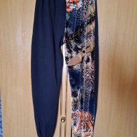 Дамско тъмно синьо долнище с различни крачоли  и  финна блуза  памук., снимка 6 - Спортни екипи - 41118216