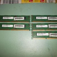 9.Ram DDR3 1600 Mz,PC3-12800R,2Gb,Micron,ECC Registered,рам за сървър.Кит 5 Броя, снимка 1 - RAM памет - 41887512