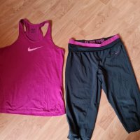 NIKE dry fit комплект#екип от 3/4 панталон-потур и потник, снимка 5 - Спортни екипи - 34188341