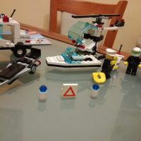 Стар конструктор Лего - Lego Police 6354 - Pursuit Squad, снимка 7 - Колекции - 36332958