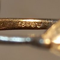 Сребърен пръстен с аметист и цирконии , снимка 8 - Пръстени - 39387271