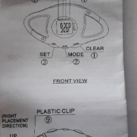 крачкомер дигитален марка  Coper с щипка, патентован PSL дизайн, снимка 9 - Фитнес уреди - 36188931