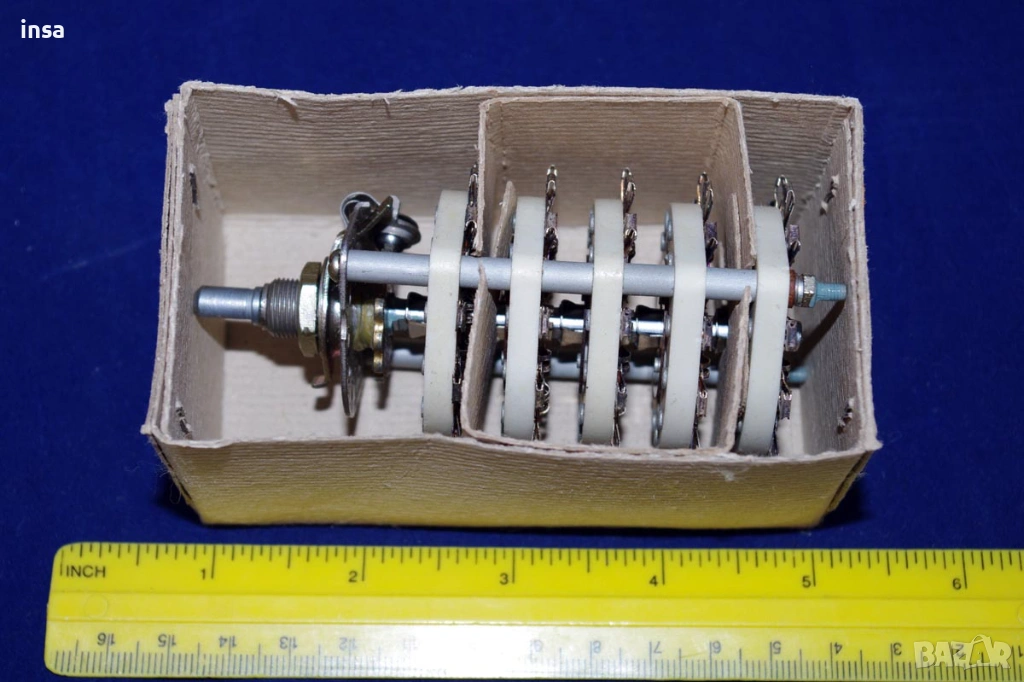 ПКГ, НПМ - различни видове Галетни превключватели Руски ВЧ галети, покритие сребро на дребно и ЕДРО, снимка 1