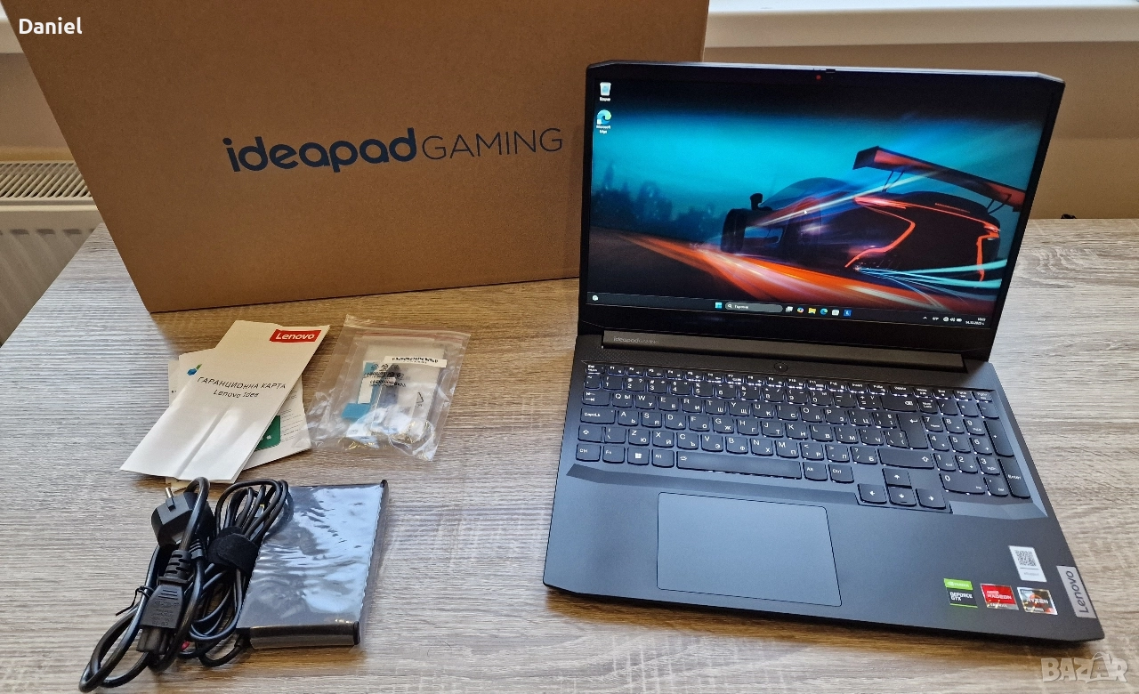 Lenovo Ideapad Gaming 3 R5 5600H/GTX 1650/16GB RAM/512GB SSD, снимка 1