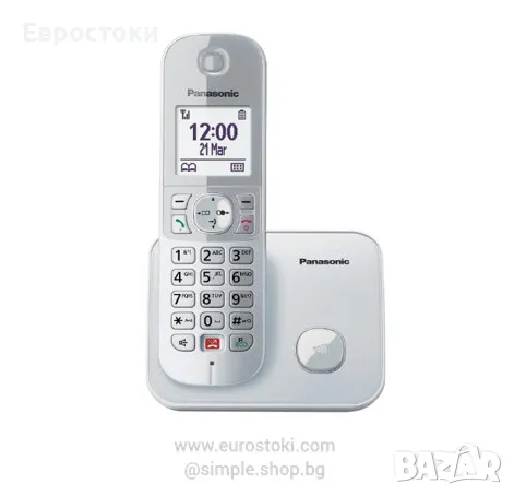 Безжичен телефон Panasonic Dual-Micro/Nano KX-TG6851GS, снимка 1