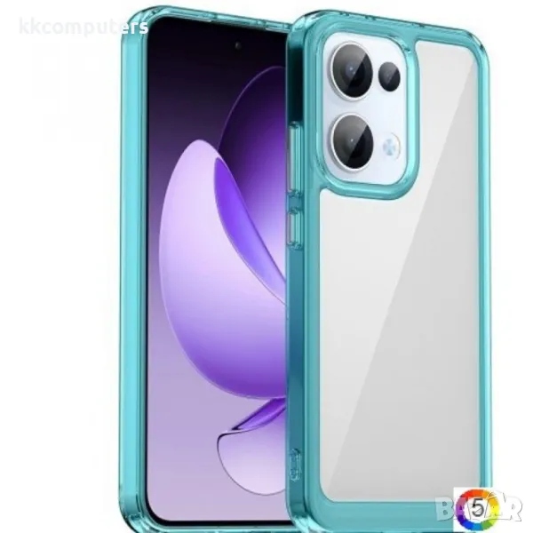 Oppo Reno13 5G Силиконов Калъф Anti-drop TPU + Acrylic и Протектор, снимка 1