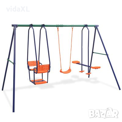 vidaXL Комплект люлка с 5 оранжеви седалки(SKU:91357, снимка 1