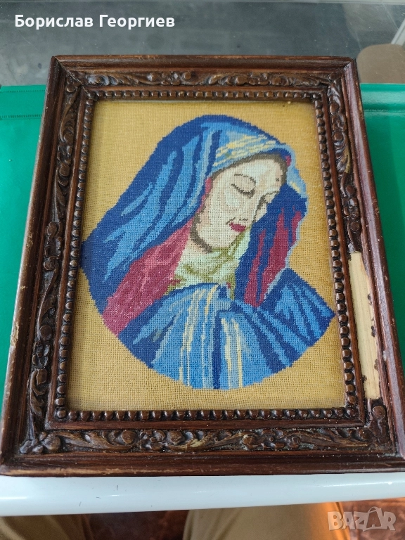 Гоблен малката богородица, снимка 1