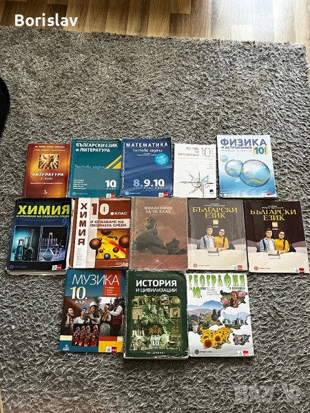 Учебници и учебни помагала за 10 клас , снимка 1