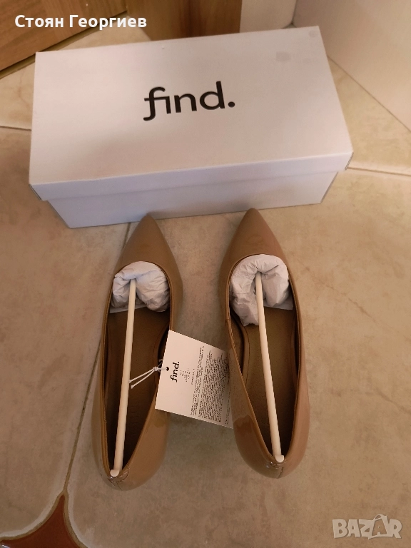 Чисто нови дамски обувки на ток 38номер 24см, снимка 1