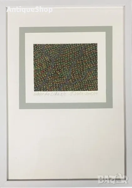 Картина, водата, репродукция, фотографски печат, Тодор, Велин, Todor Velin, аборигенска, живопис, снимка 1