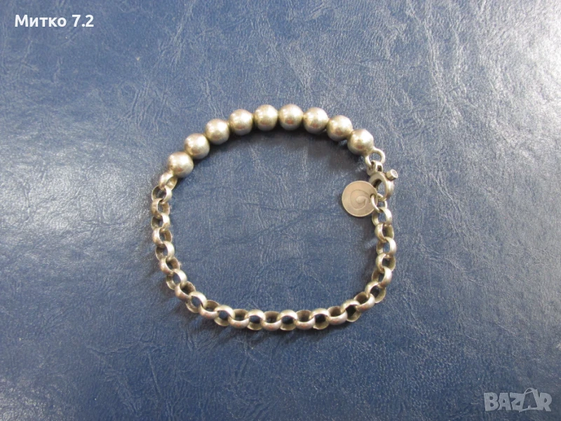 сребърна гривна - 19, снимка 1