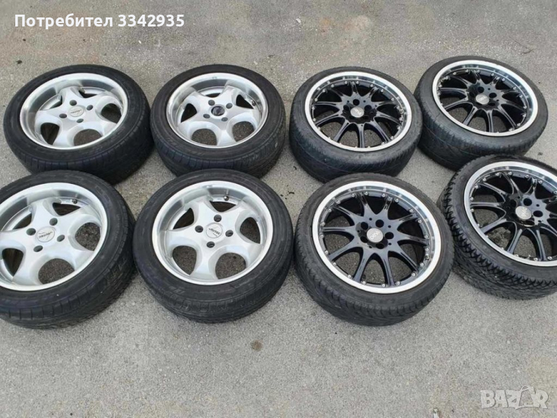 Алуминиеви джанти за nissan honda toyota vw golf 4х114.3 16 цола 5x100 17, снимка 1