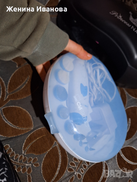 Професионална Лед лампа за маникюр Princess Nail ❤️‍🔥+ комплект машина и пили , снимка 1