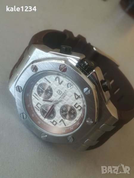 Мъжки часовник Хронограф. HEMSUT Torbollo. Chronograph. Japan move. Quartz. Чисто нов! , снимка 1